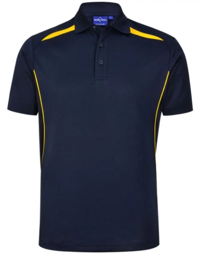 Picture of Winning Spirit, Mens Contrast SS Polo.